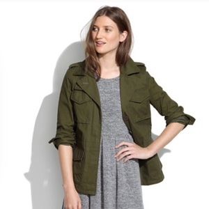 Madewell Olive Green Military Jacket